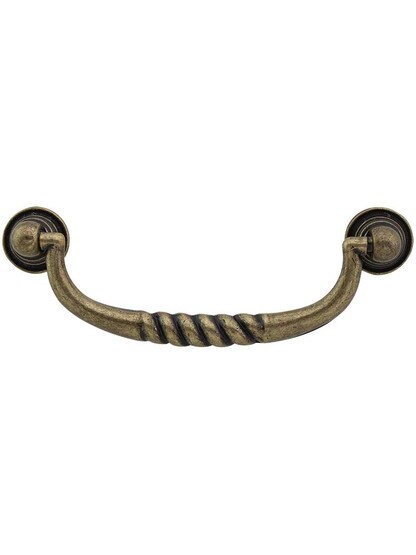Eton Cabinet Pull - 3 3/4 inch Center-to-Center in German Bronze.